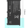 باتری لپ تاپ اچ پی HP Pavilion 14 15 X360 HT03XL