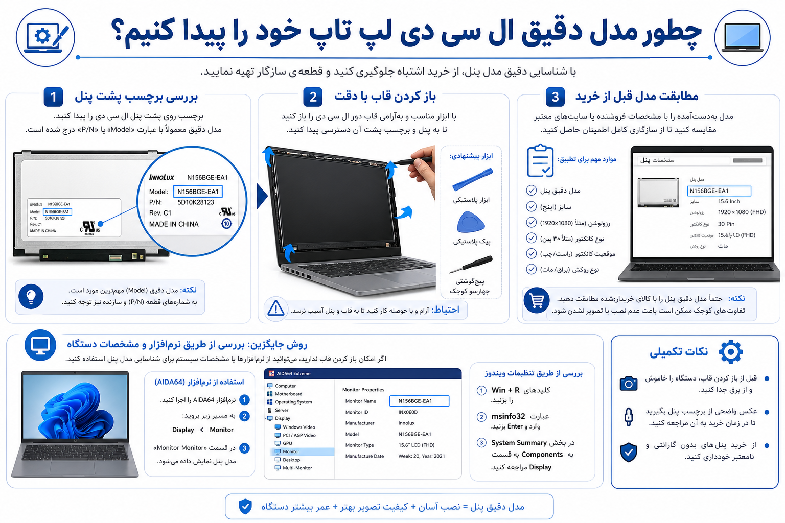 ال سی دی لپ تاپ