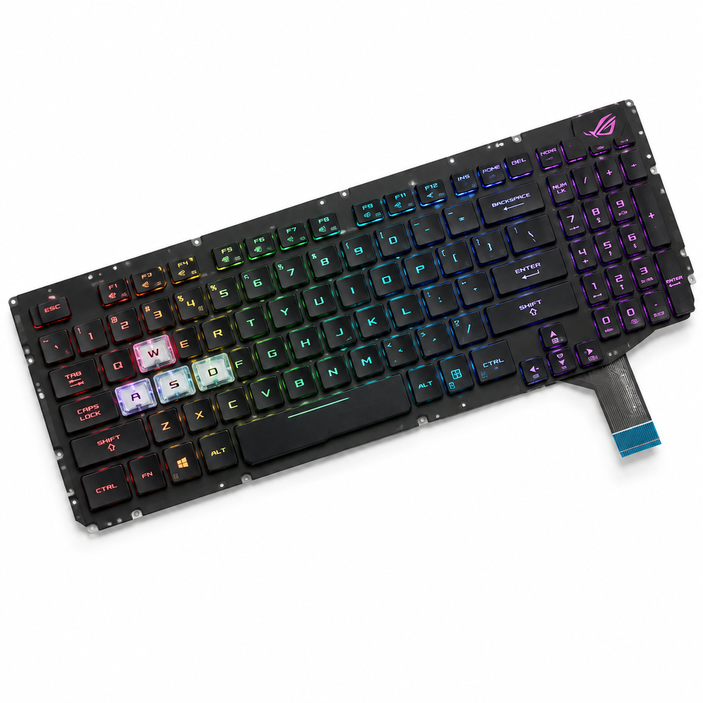 کیبورد لپ ‌تاپ ASUS ROG Strix G17 G713