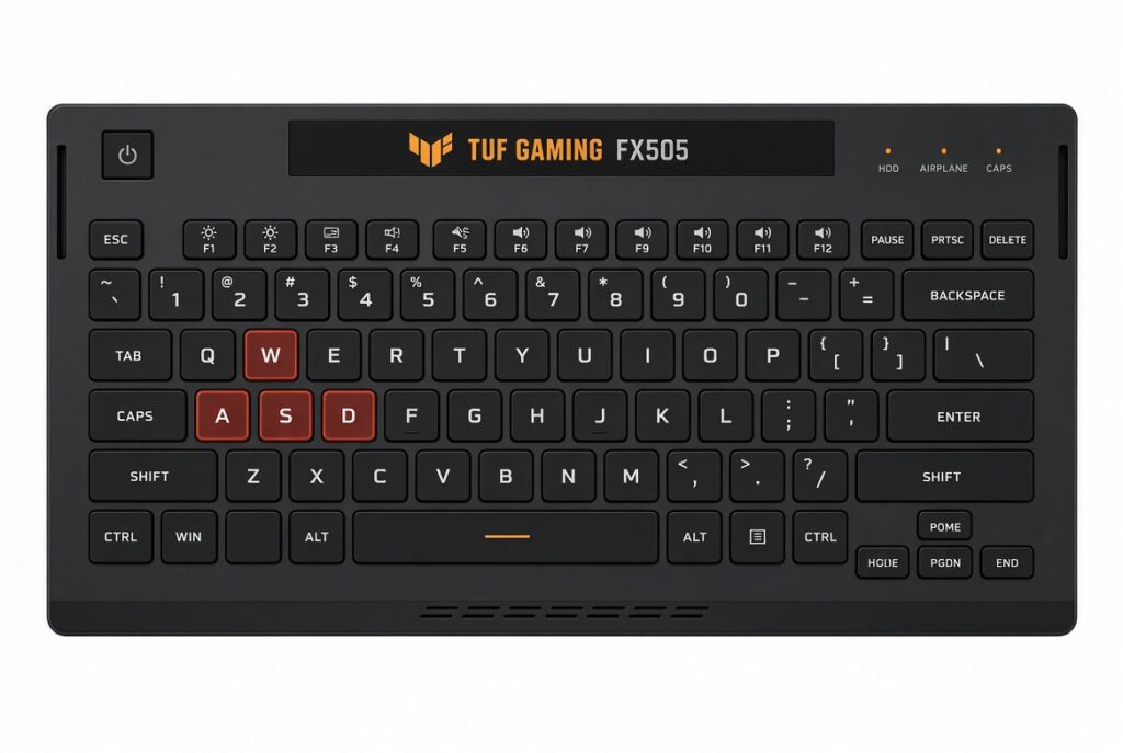 کیبورد لپ ‌تاپ ASUS TUF Gaming FX505